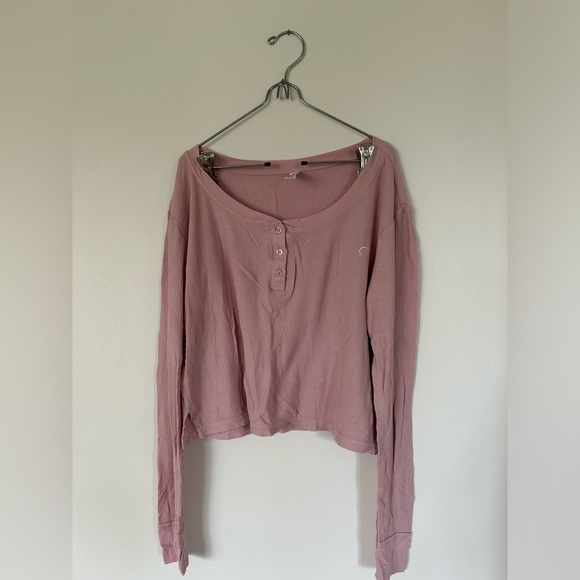 Zyia Pink Waffle Lounge Set​ - Picture 1 of 13